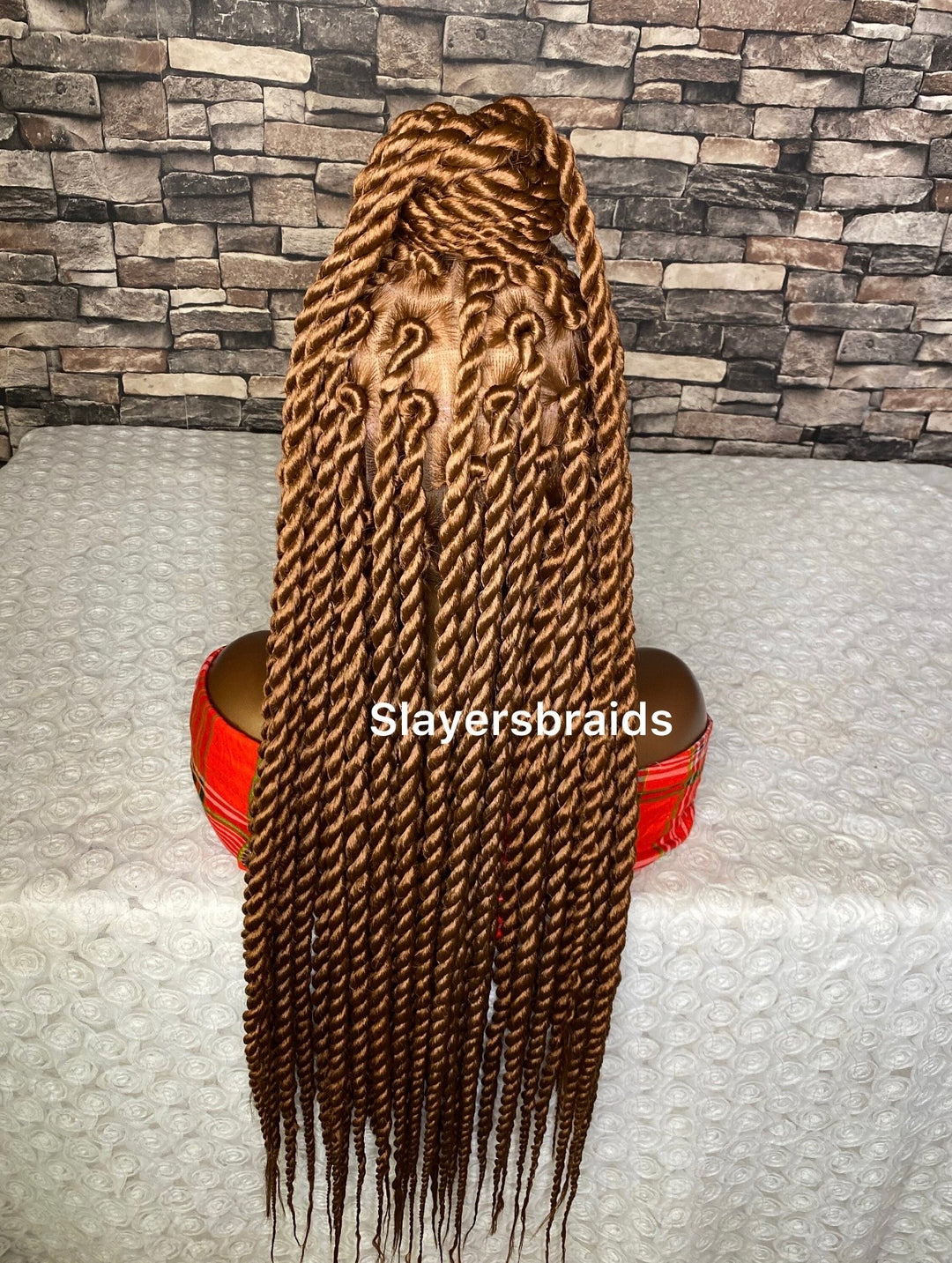 Handmade Updo Cornrow &amp; BoxBraid Twist -Theresa 30