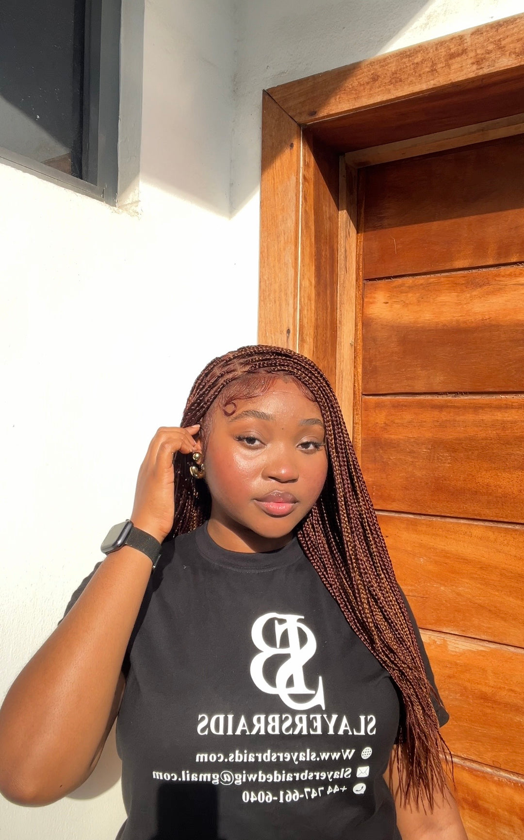 Fast Ship Braids Wig  Zero Tension Scalp Wig -Anwuli unit