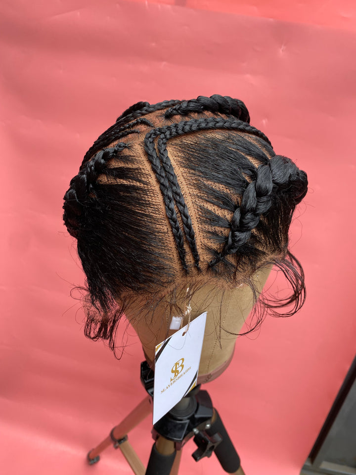Cornrow Braids Wig For Black Women -Ola unit