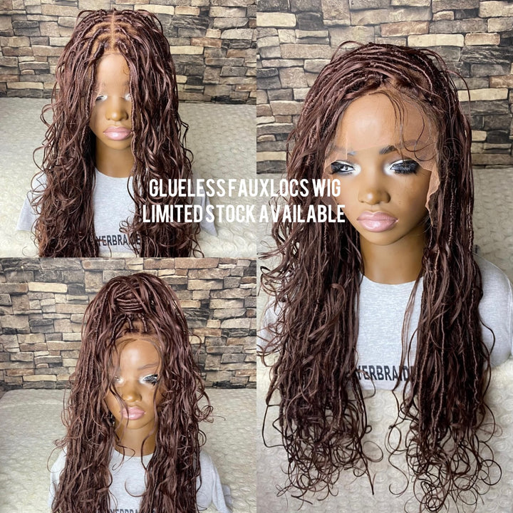 Handmade Glueless Locswig Protective Hairstyle -Nicole 2
