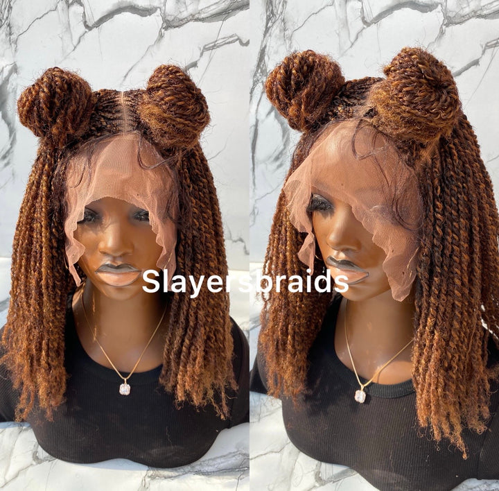 Mini Coco Twisted Wig Knotless Hair-Kamsi