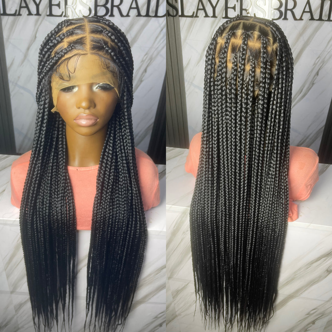 Knotless Braided Wig Protective style -Zinny2