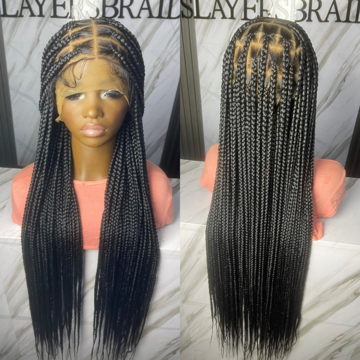 Knotless Braided Wig Protective style -Zinny2
