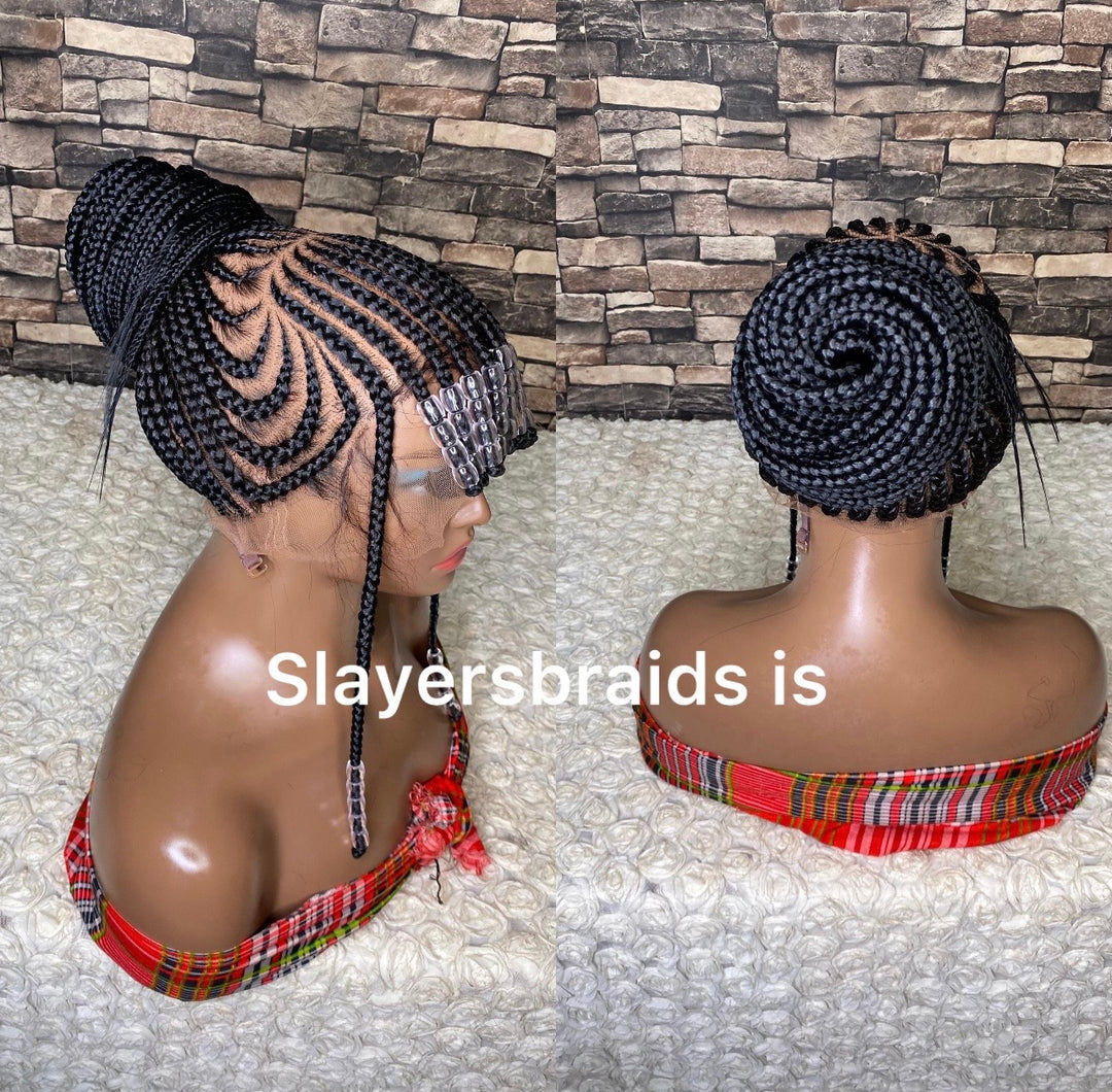 Beaded Wig lightweight,protective style For Black Women -Sheba