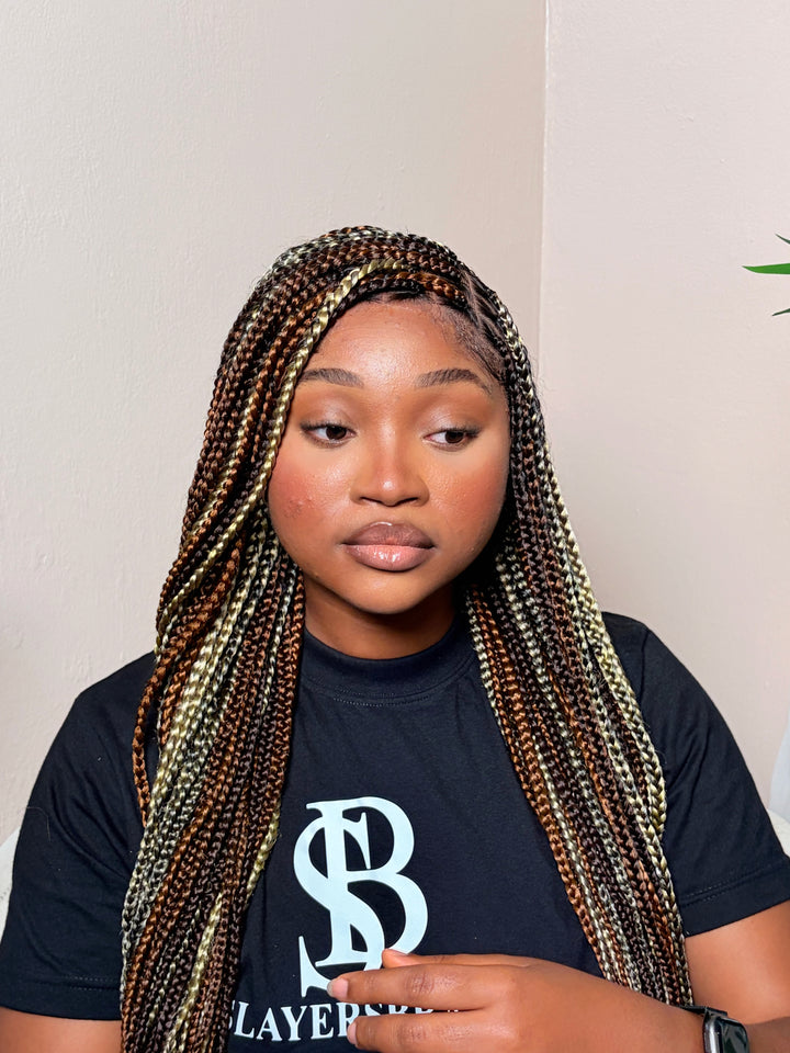 Luxury Knotless BraidWig Glueless Everyday Wear Wig -Mya Unit