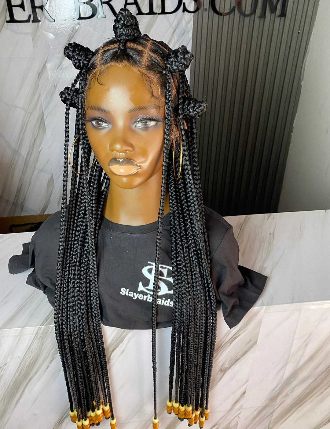 Full lace Knotless Wigs For Black Women: Dinma