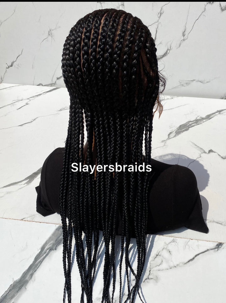 Flawless cornrow wig Free Ship US Uk Wig -Anna