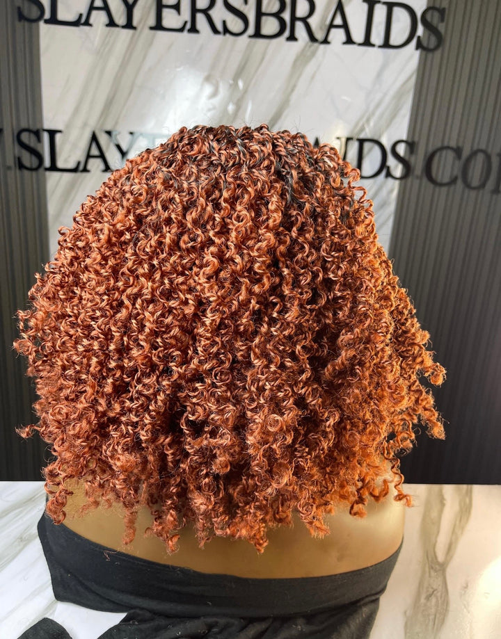 Glueless Mini Twist Fringe Bob Wig -Welah