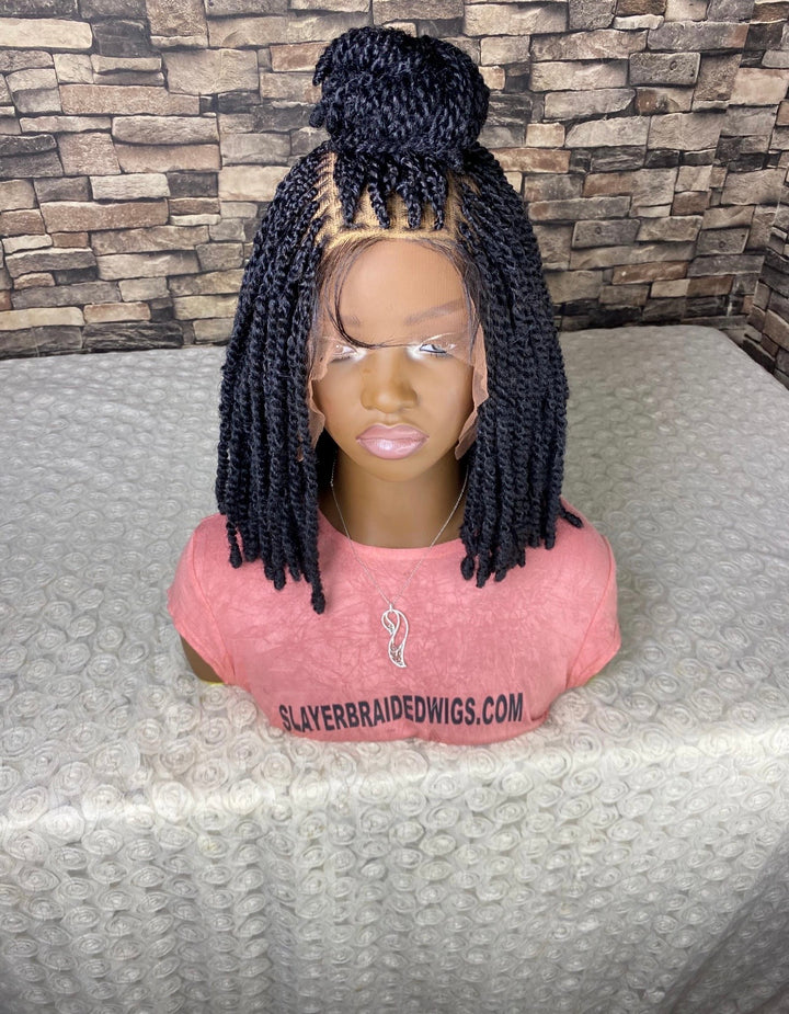 Knotless Braided Wig Kinky Twist Full Lace -Loren