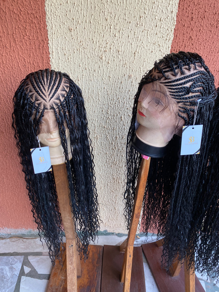Flip Over Fulani BohoBraids Hairstyles For Black Women -Gina