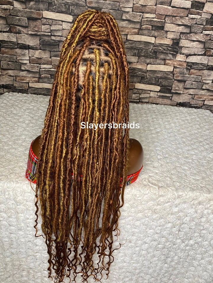 Handmade Goddess Faux Locs Wig| -Whokae