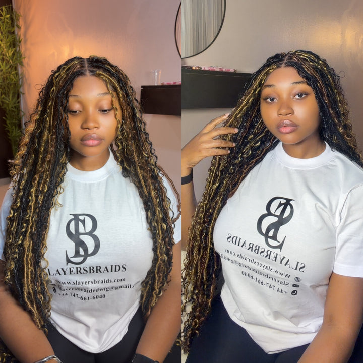 Dreadlock Wig For Black Women Faux Locs Wig -Nadine