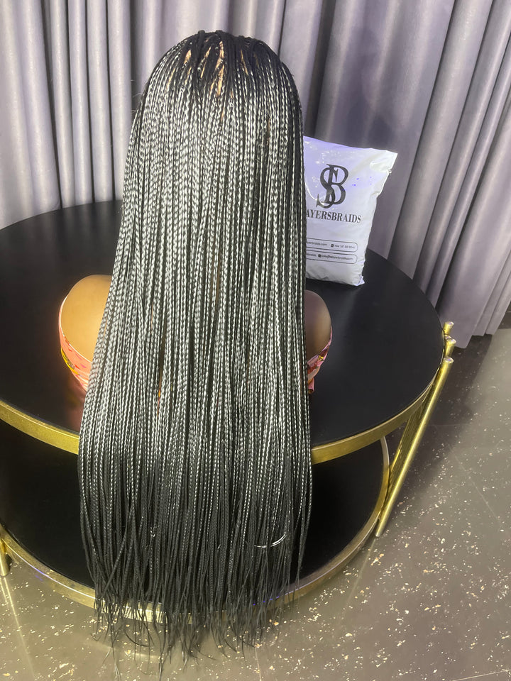 Knotless braided wigs for black women -Bora 