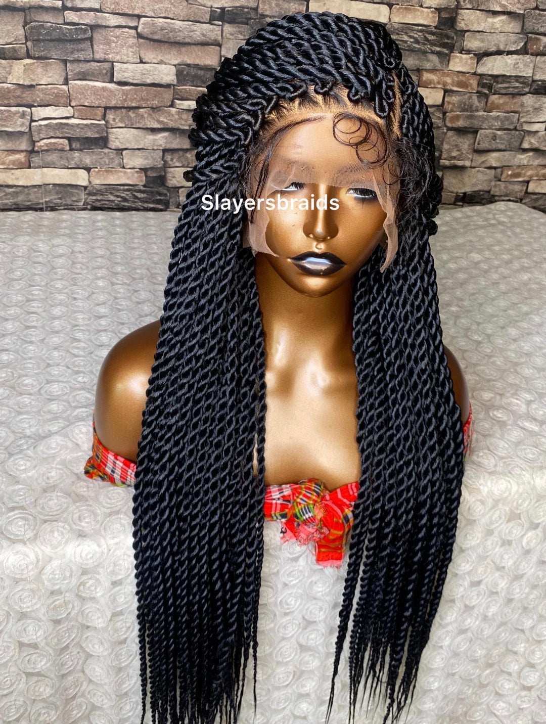 Glueless Senegalese Twist Braids Wig -Lisa unit