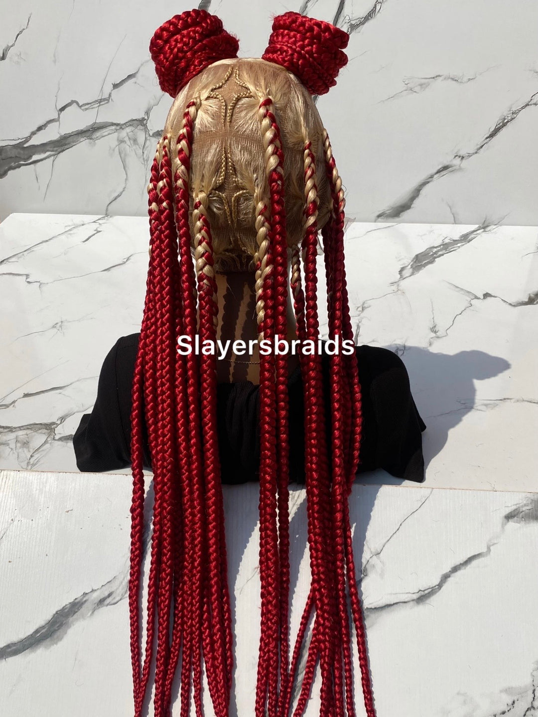 Custom Knotless braided wig lightweight  -Lacey