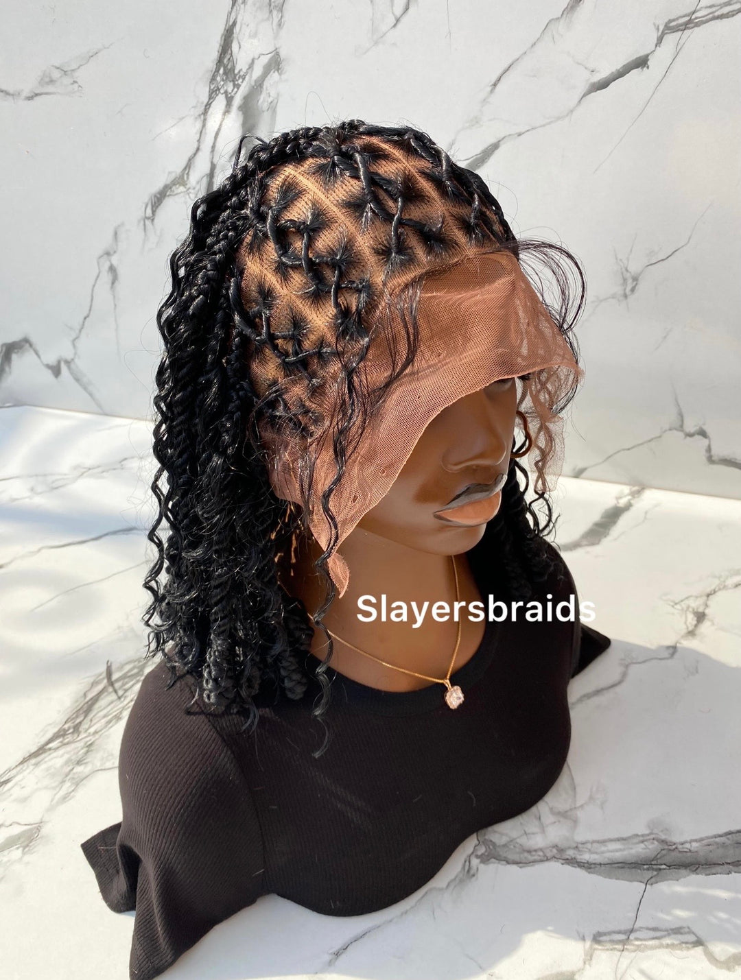Handmade Cornrow,Box Braid Wig,Ready to ship Uk–Sonja Unit