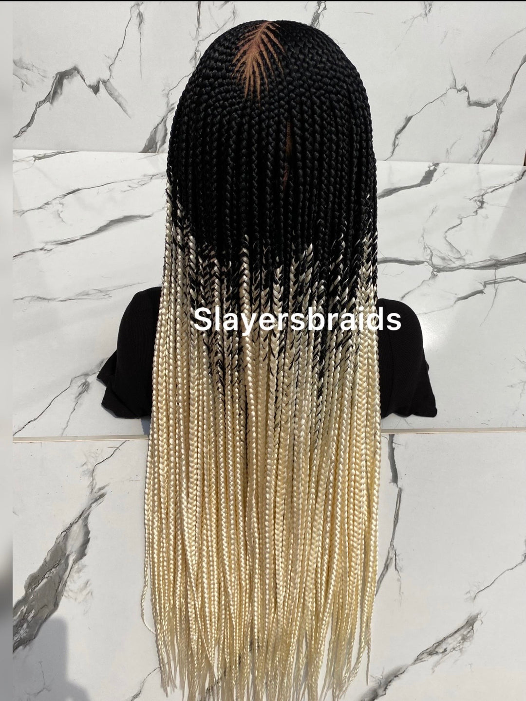 Realistic Braided Lace Wig Pre-Plucked Hairline Wig -Vee