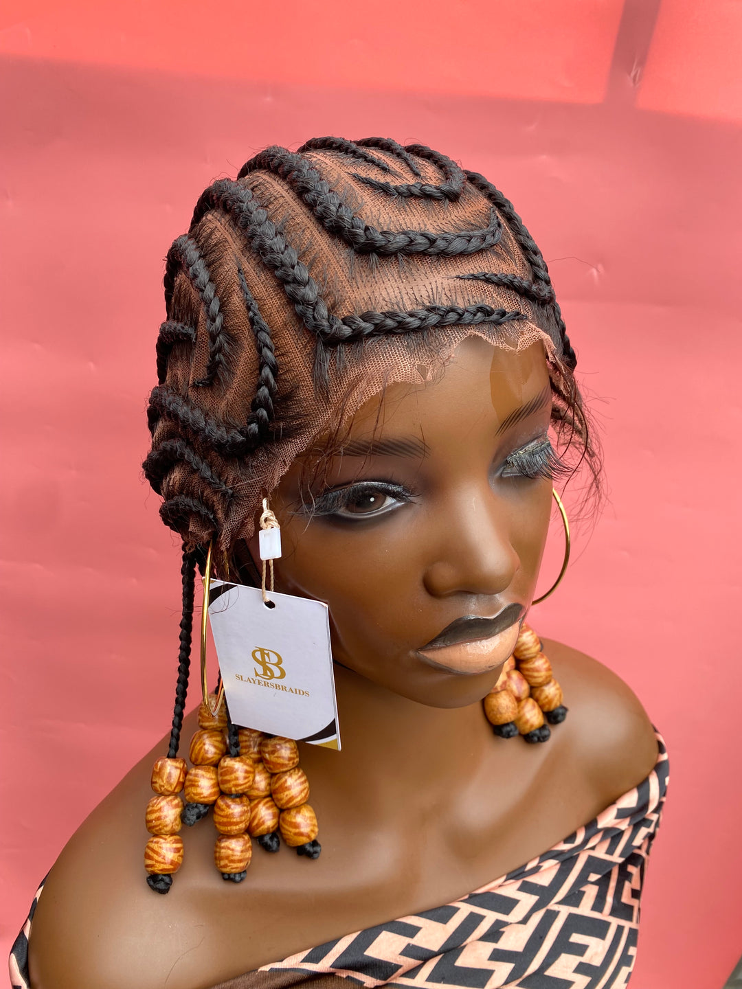 Fulani Tribal Bob Cornrows Wigs -Keys