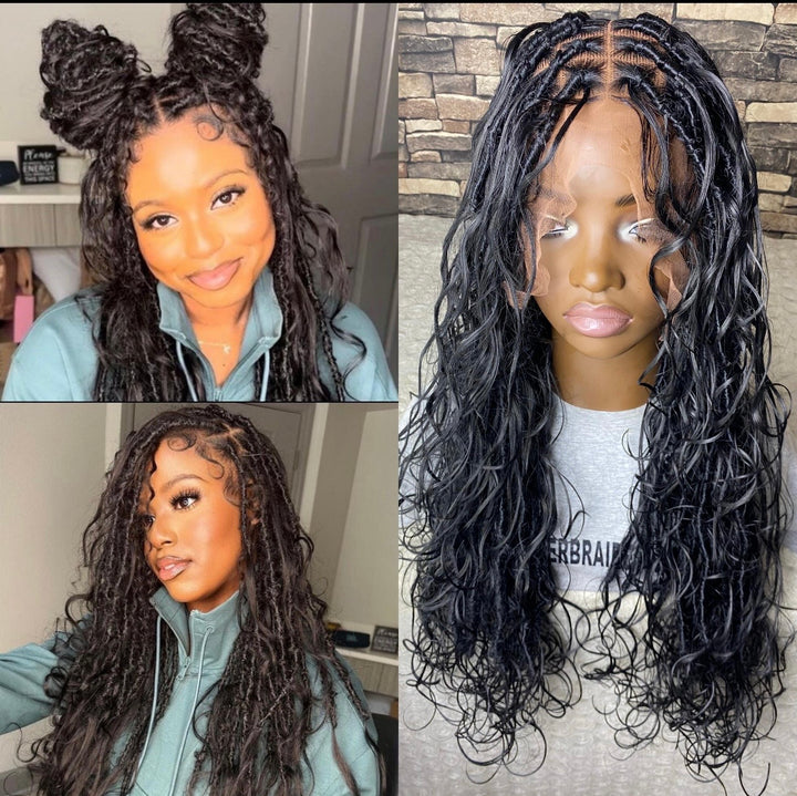 Handmade Glueless Locswig Protective Hairstyle -Nicole 2