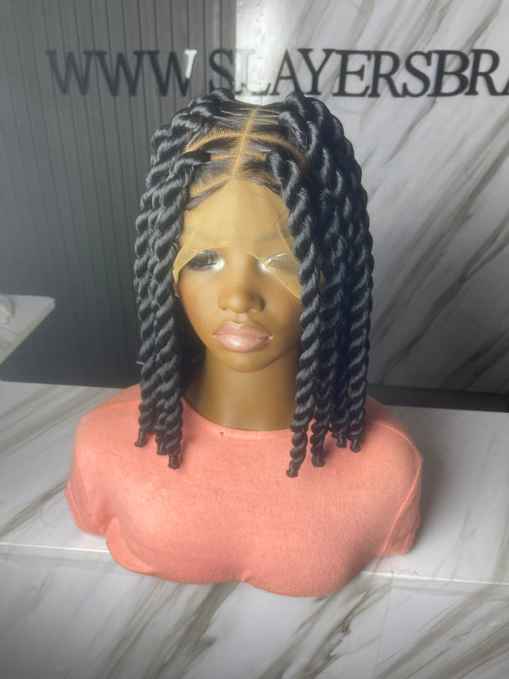 Twist Bob Wig For Black Women -Zitel unit