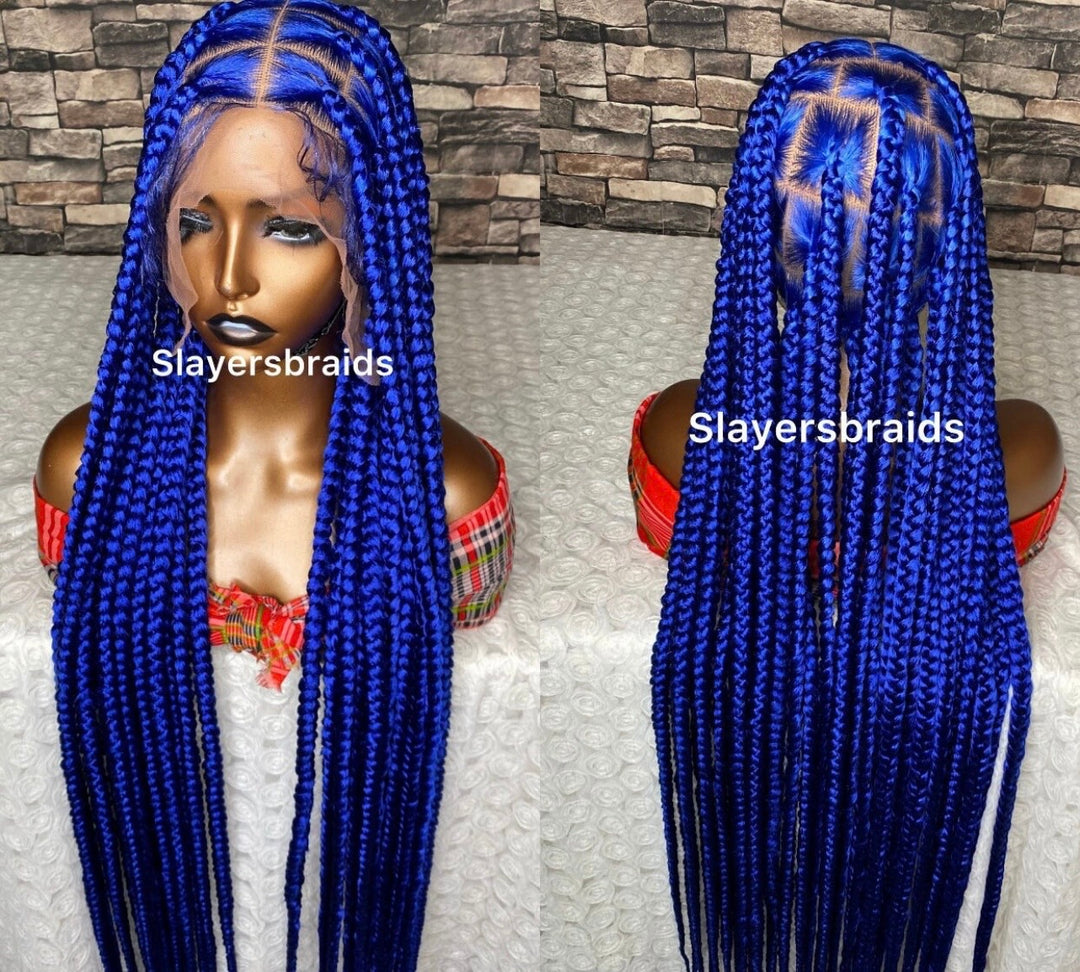 Luxury Jumbo Knotless braided Wig lightweight -Charlene