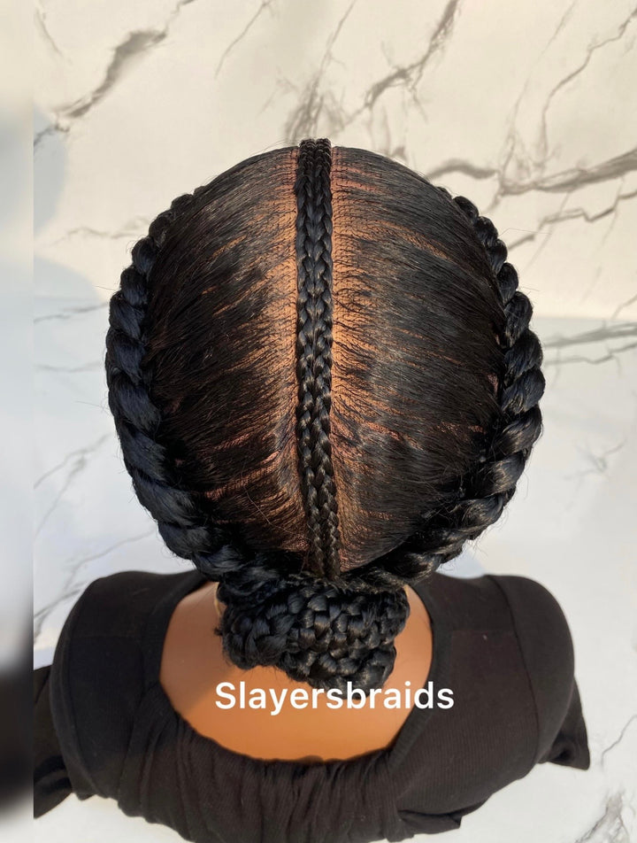 Ready to ship vacation hair Stitch cornrow style- Alena