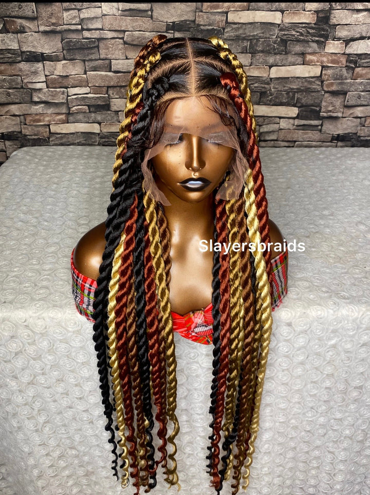 “Glueless knotless braid wig – beginner friendly - Nadgia Unit