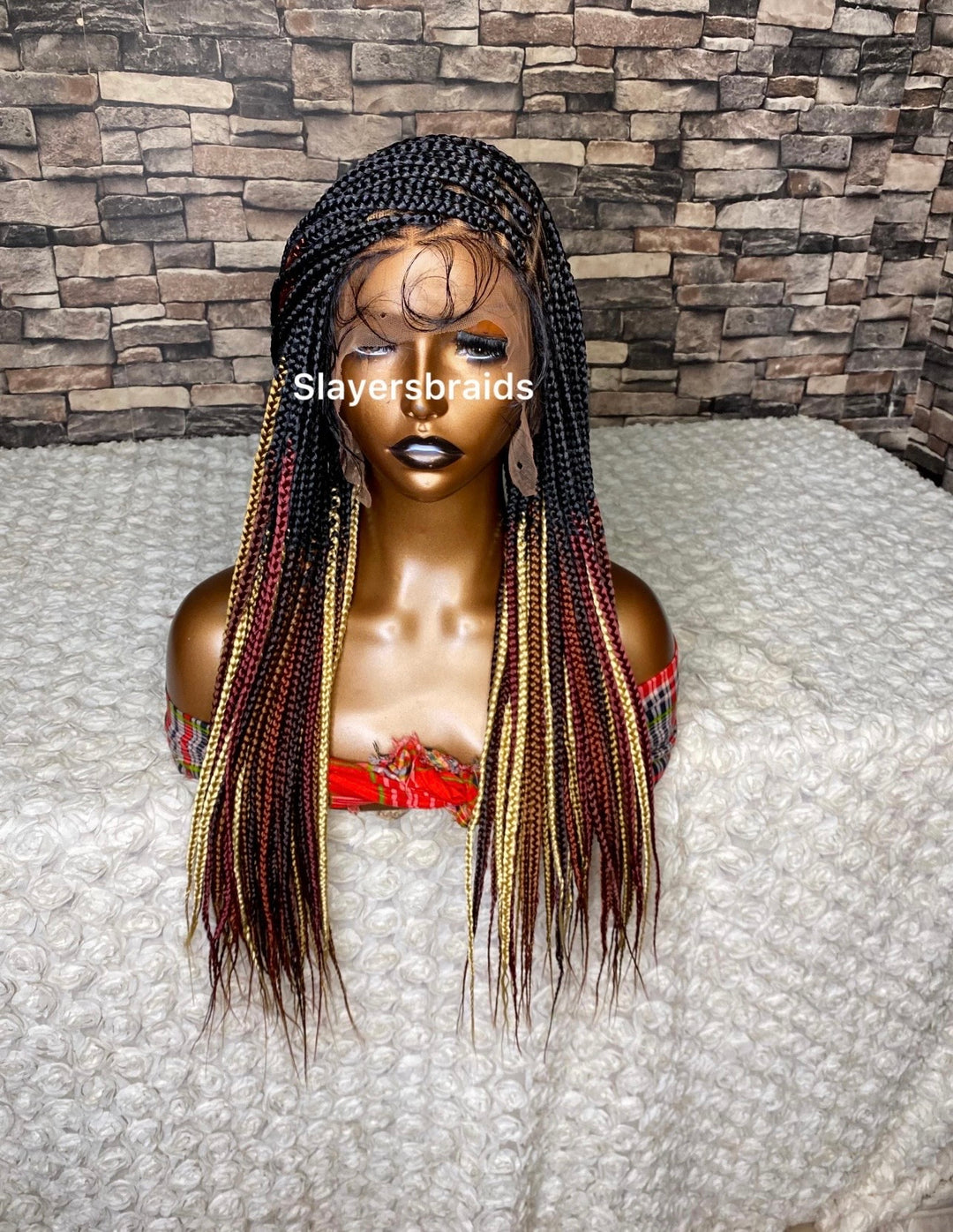 Knotless Braided Wig Protective style for black women -Shena