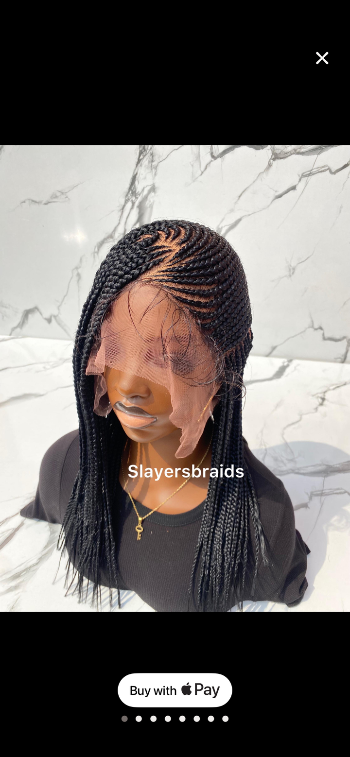 Free delivery Flawless cornrow wig -Juma
