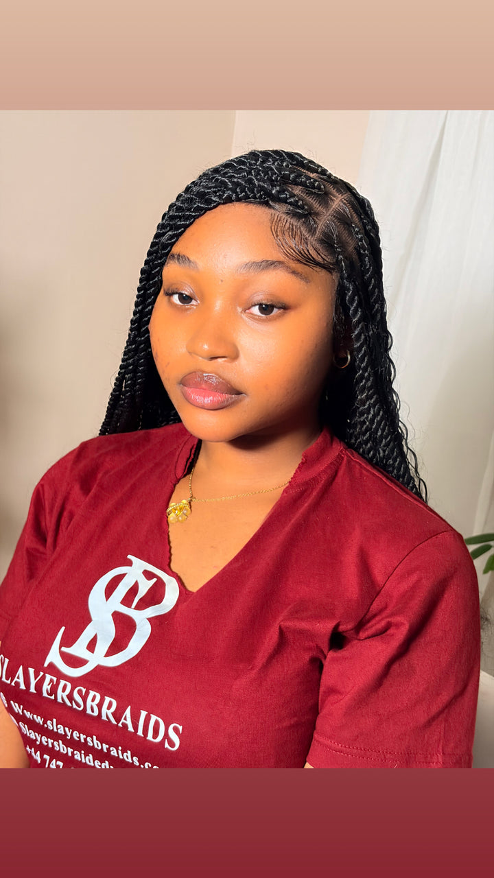 Knotless Twist Braid,Easy Install, Ships USA UK Australia” -Kara Unit
