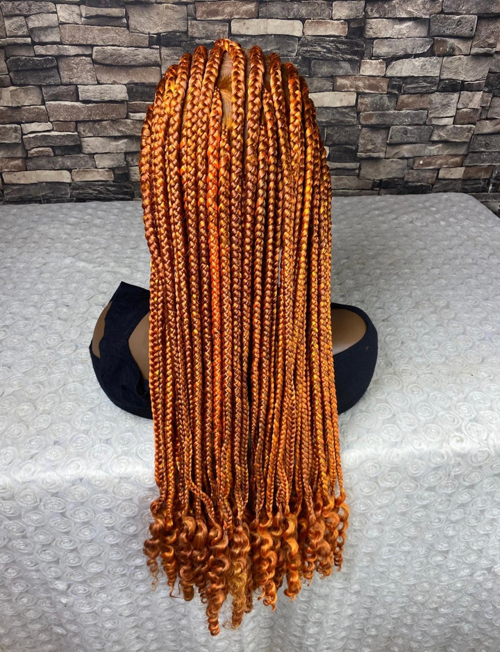 “Glueless Ginger wig for Black Women -Oroma