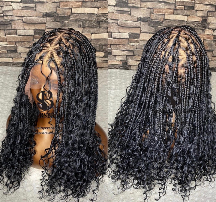 Triangle Knotless Goddess Braids -Diana 2
