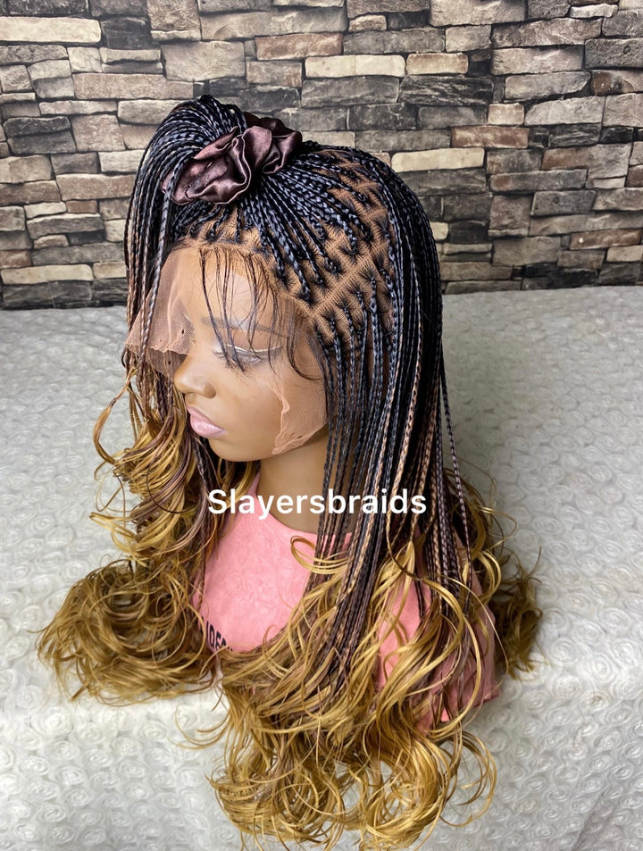 Italian Curls Ombre Knotless Wig - Debbie 