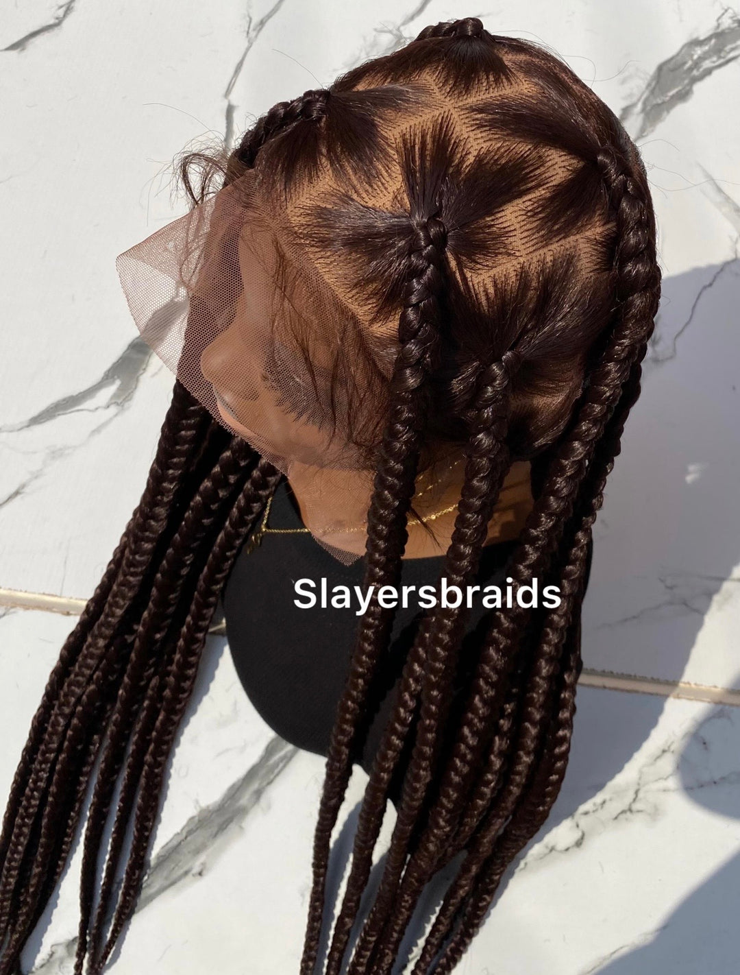 Full Lace Knotless Protective Wig for Black -Queen