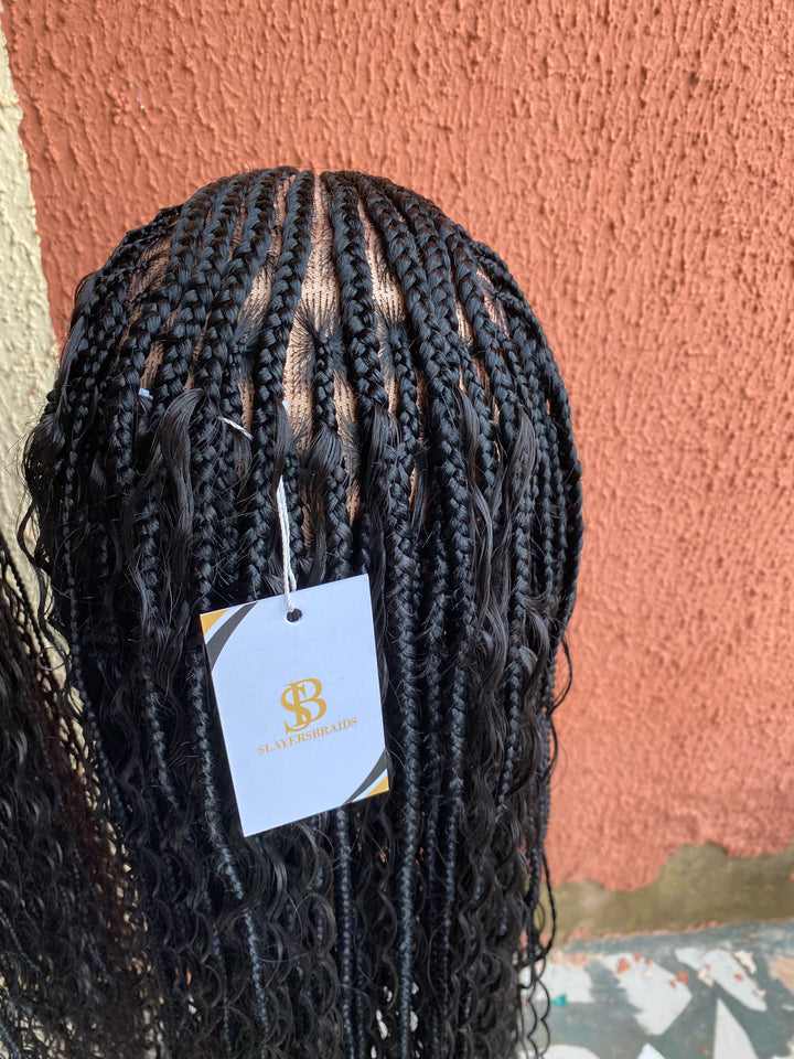 Flip Over Fulani BohoBraids Hairstyles For Black Women -Gina