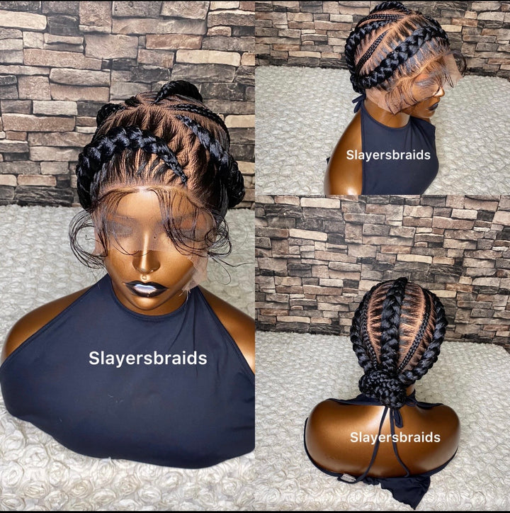 Luxury Cornrow Braided wig for Black women –Berkins Unit