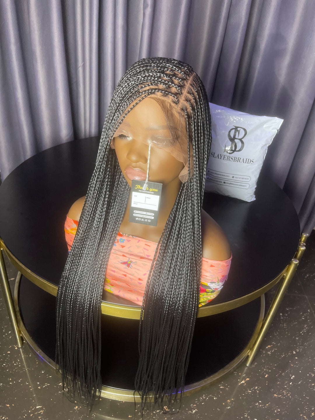 Knotless braided wigs for black women -Bora 