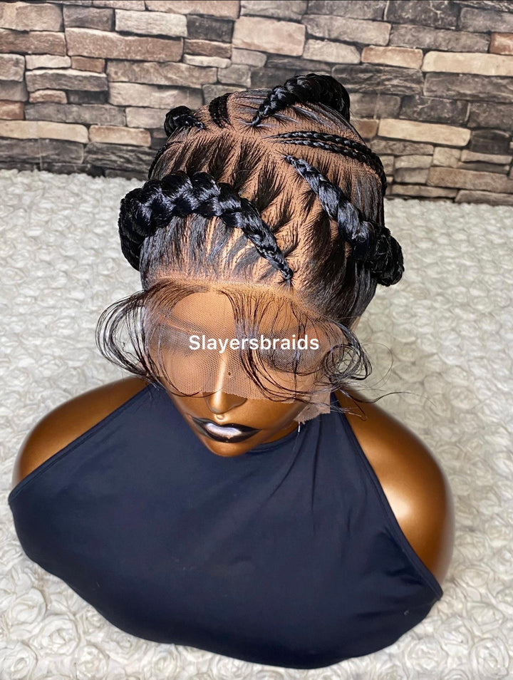 Luxury Cornrow Braided wig for Black women –Berkins Unit