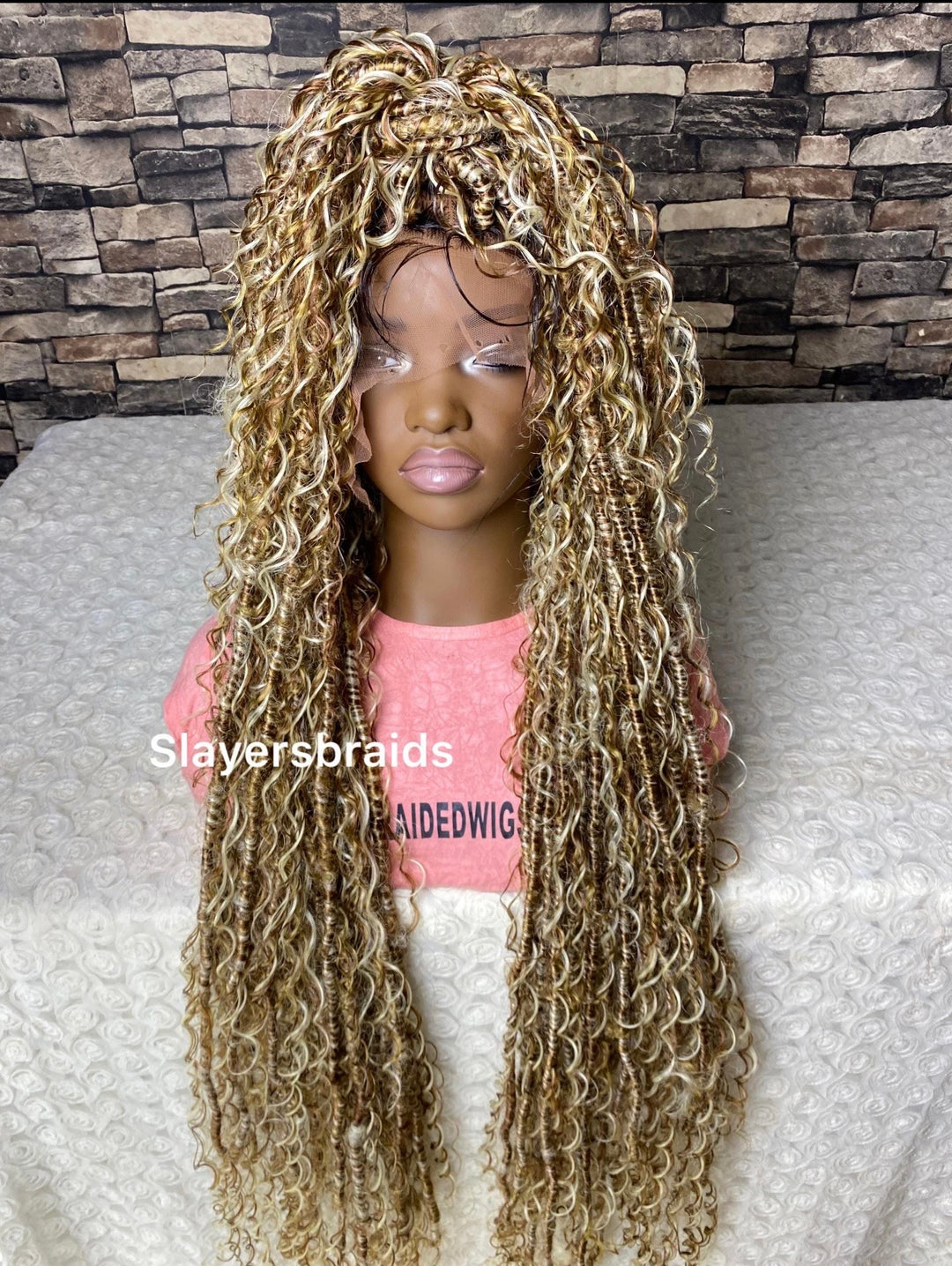 Handmade Fauxlocs Wig for Black Queens MixedBlonde Wig Olivia