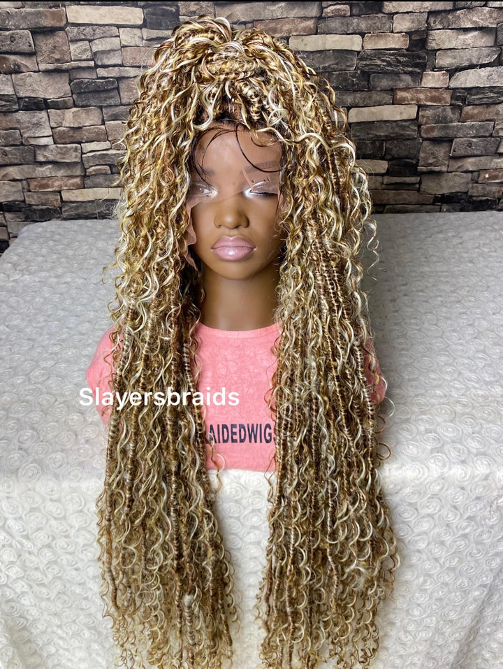 Handmade Fauxlocs Wig for Black Queens MixedBlonde Wig Olivia