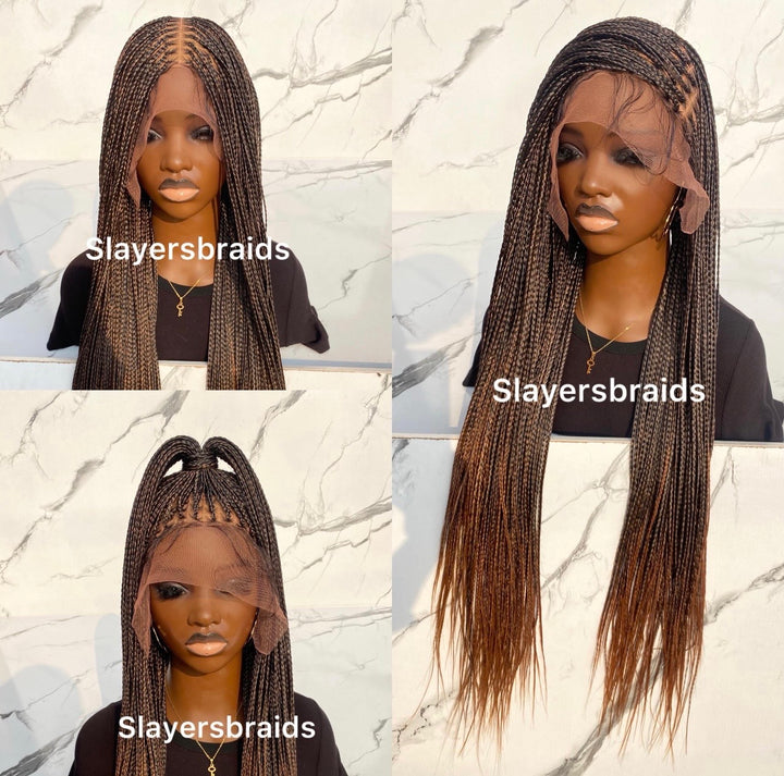 knotless Braids Wig For Black Women -Nessa unit