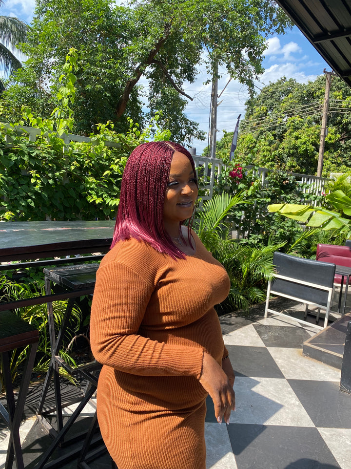 Protective Style Braids For Women Easy install hair-Bob Nano unit 