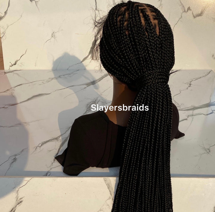 FastShip Wig|Glueless Natural Install Knotless Braid Hair -Zulum