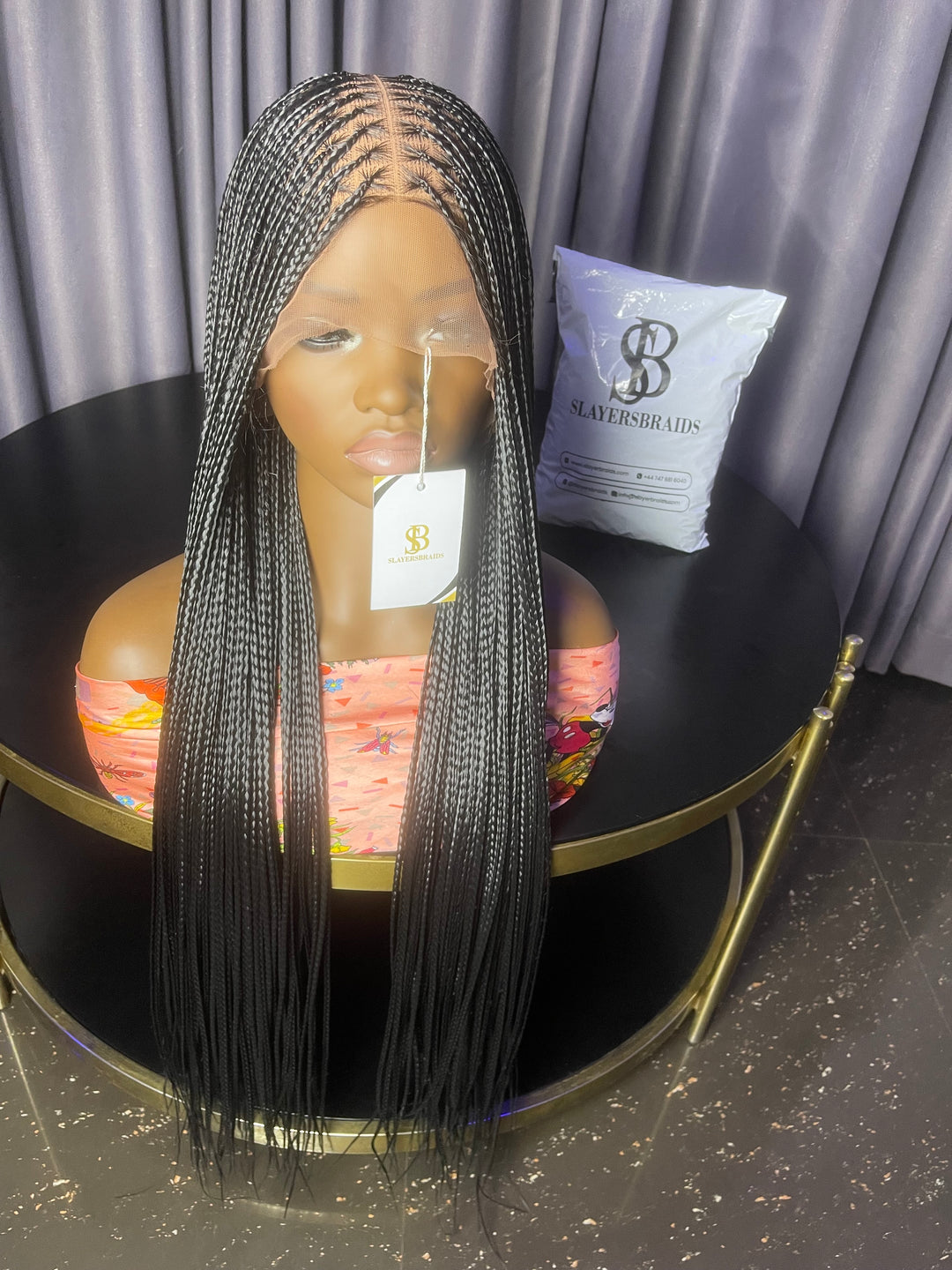 Knotless braided wigs for black women -Bora 