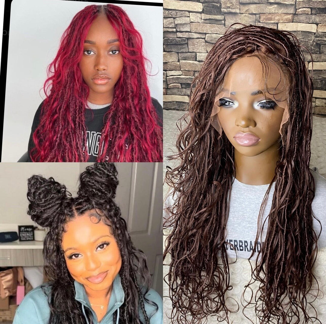 Handmade Glueless Locswig Protective Hairstyle -Nicole x