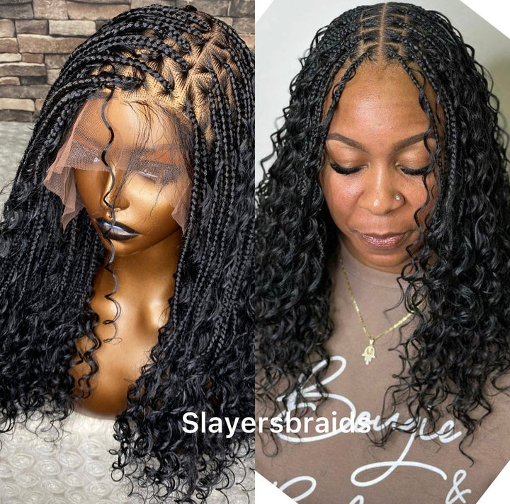 Triangle Knotless Goddess Braids -Diana 2
