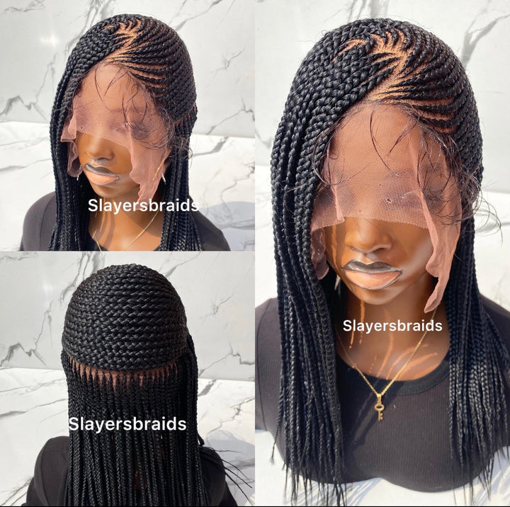 Free delivery Flawless cornrow wig -Juma