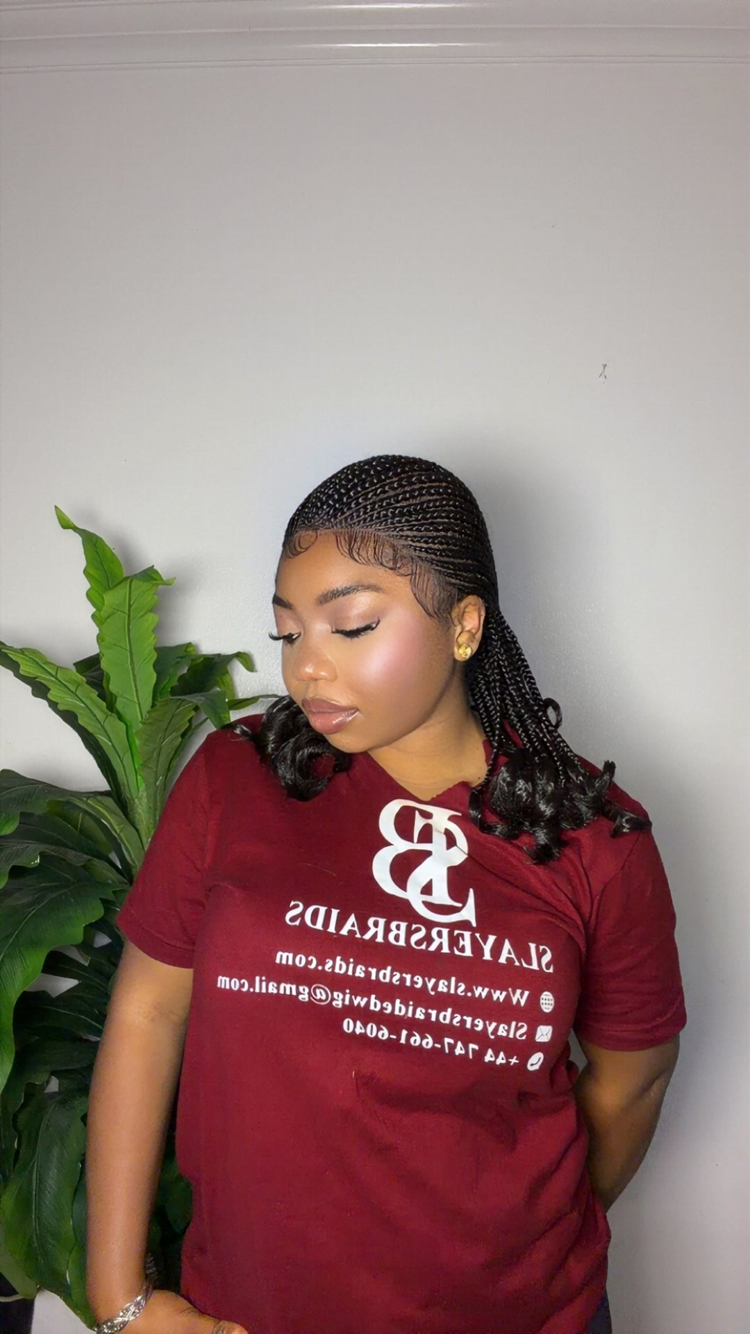 Protective Cornrow Braid: Fast delivery Wig:  Sisi