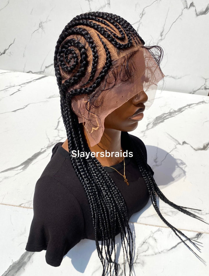 Flawless cornrow wig Free Ship US Uk Wig -Anna