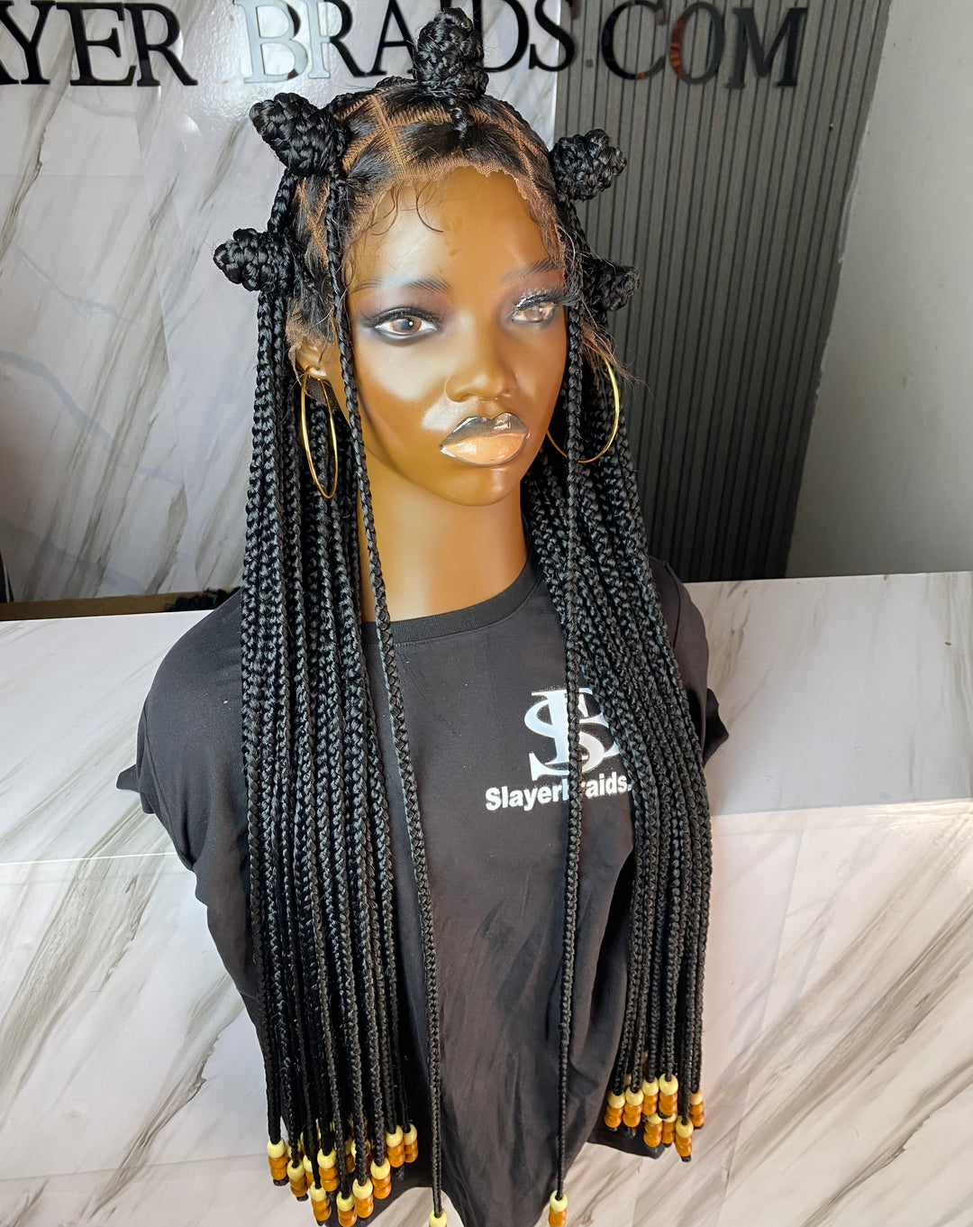 Full lace Knotless Wigs For Black Women: Dinma